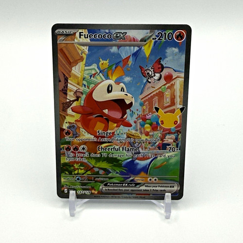 Pokemon - 30th Celebration - Fuecoco ex 147/128 ⭐️⭐️