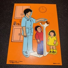 Vintage 1991 Teacher Judy/Instructo Wooden Puzzle 11 Pieces