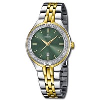 Festina Damenuhr Edelstahl Silber Gold Festina Mademoiselle Armbanduhr UF16868/4