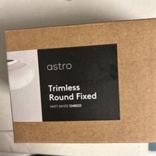 Astro Trimless Round Fixed Downlight Matt White