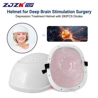 Portable 810nm NIR PBM Brain Helmet with 280 Diodes for Home Therapy Alzheimer
