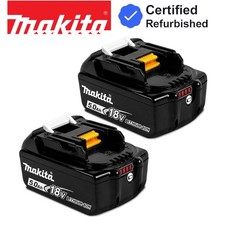2 X Makita BL1850 18V 5.0Ah Li-Ion LXT Battery 5AH BL1850B Genuine - Twin Pack