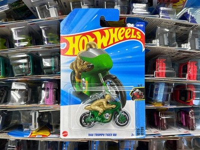 Hot Wheels 2025 Case N RTH Regular Treasure Hunt 1966 TRIUMP TIGER 100 Int. K...