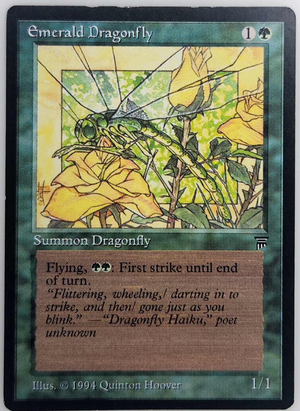 Magic the Gathering Emerald Dragonfly - Legends LP