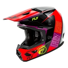 Fly Racing A0030620XL Kinetic Rally Helmet XL Red/Black/White