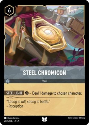 4x Steel Chromicon - 202/204 - Uncommon - Cold Foil NM-Mint Disney Lorcana: Shim