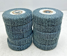 10 Pack 4" x 1" Abrasive Wheel Polishing Buffing Disc 5/8"-11 Threaded Arbor