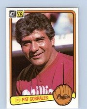 1983 Donruss #626 Pat Corrales Philadelphia Phillies Baseball Card