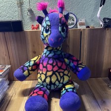 BABW Build A Bear Workshop Wild Style Rainbow Giraffe Plush