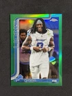 2025 Topps Chrome Jahmyr Gibbs #101 Green Image Variation SP Detroit Lions /99