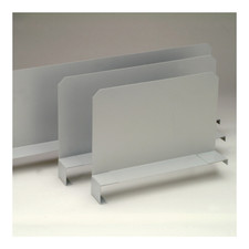 Regalwerk BERT Fachteiler Trenner Paneelebene Zubehör Zink 400 mm 3 STÜCK