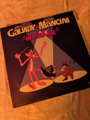 JAMES GALWAY AND HENRY MANCINI - IN THE PINK - VINYL LP RECORD ALBUM