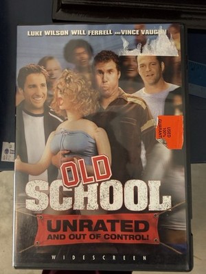 Old School Unrated Edition DVD  Will Ferrell Vince Vaughn (uncensored)