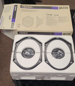 CLARION SRC5722  120W 91db 5" X 7" Coaxial 2-Way Speakers New Old Stock in Box