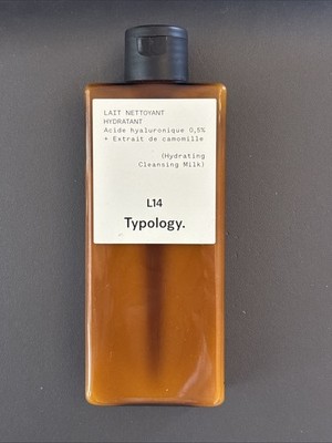 Typology L14 Hydrating Cleansing Milk , 0.5% Hyaluronic Acid + Chamomile NWOB
