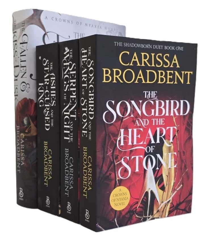 Crowns of Nyaxia Series By Carissa Broadbent 4 Books Set Fallen and the Kiss HB