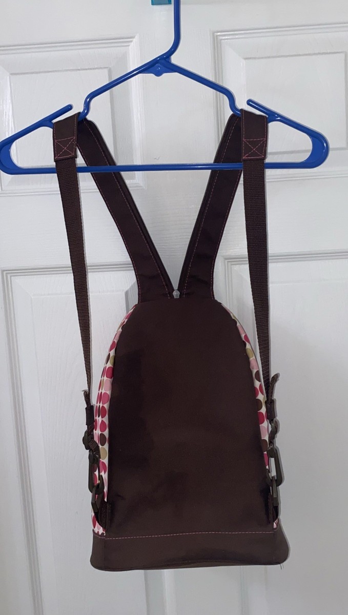 Y2K Raya Brown & Pink Polka-Dot Women’s Sling Thermos Lunchbad Raya By Thermos Insulated Backpack BROWN/ PINK Polka Dot  main image 2