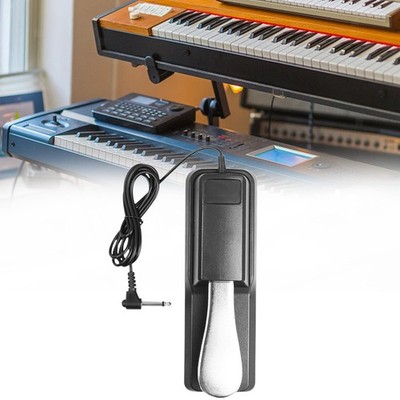 Sustain-Pedal Robustes Profi-Pedal für Synthesizer, E-Pianos, Tastaturen