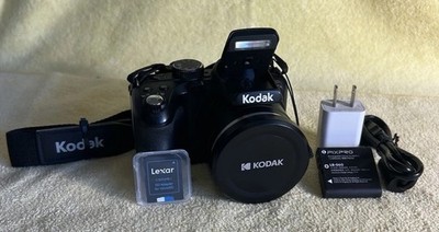 Kodak PIXPRO AZ421 16.0 MP 42x Zoom Digital Camera - Black - 32GB SD - Nr Mint -