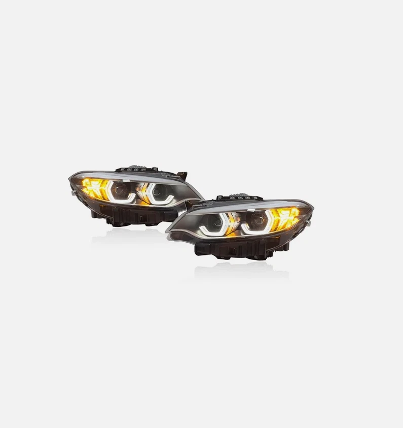 Conjunto de faros delanteros LED 1 par/ para BMW serie 2 F22 F23 2014-2021 Foto 2 de 4