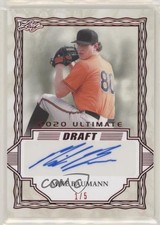 2020 Leaf Ultimate Draft Red 1/5 Mike Baumann #BA-MB2 Auto 1u6