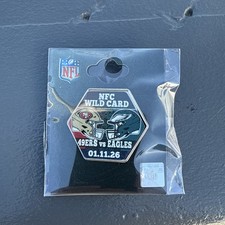 Eagles 49ers 1/11/1016. Game Day Pin Lincoln Financial Field  Limited Edition