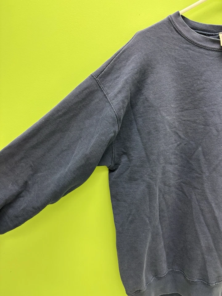 Sudadera De Colección Cheetah Mervyns Para Hombre Grande Alta Negra Cuello Redondo Pullover Hecha en EE. UU. Foto 2 de 4