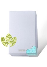 Mini Crib Mattress Topper 38x24x3  Organic Cotton Memory Foam Cooling Waterproof