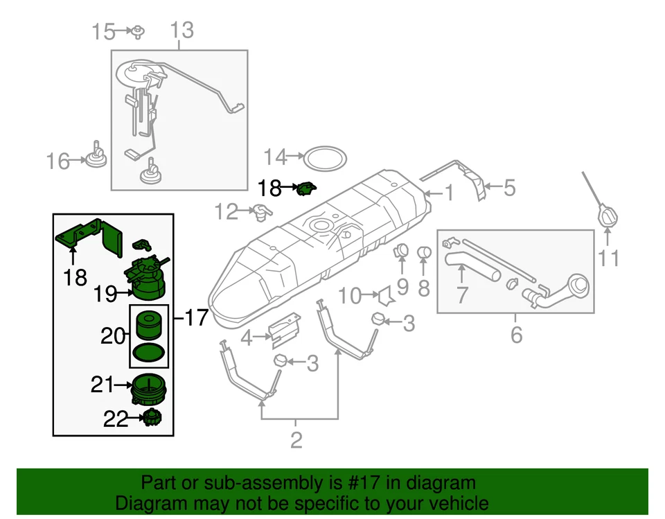Genuine Ford 2008-2010 Ford E-350 Super Duty - Fuel Pump 9C2Z-9G282-A - Image 2 of 4