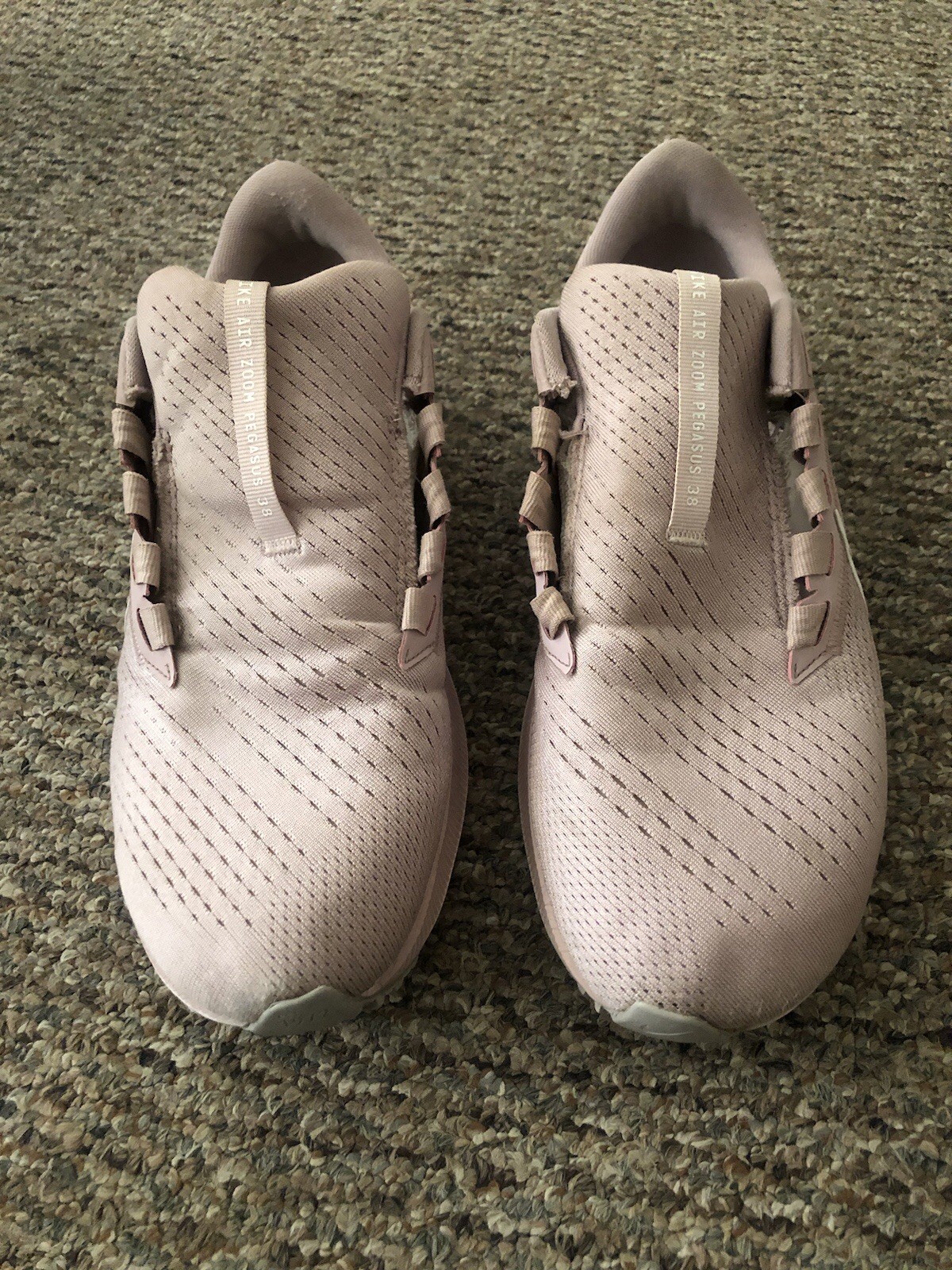 Nike Womens Air Zoom Pegasus 38 CW7358-601 Pink Running Shoes Sneakers Size 10.5