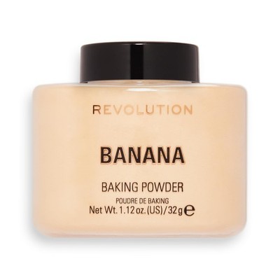 Revolution, Loose Baking Powder, Makeup 1.12 Ounce (Pack of 1), Banana