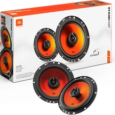 JBL STAGE1 62F 400W Peak 50W RMS 6.5" Stage1 Series 2-Way Coaxial 4-ohm Speakers