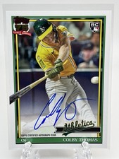 2026 Topps Series 1 - Colby Thomas 1991 Topps Auto #91A-COL Athletics RC