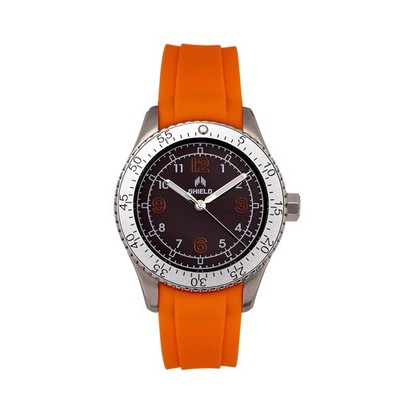 Shield Pacific Orange/Black | Black Dial 42mm Japanese Quartz Wristwatch SLDSH11