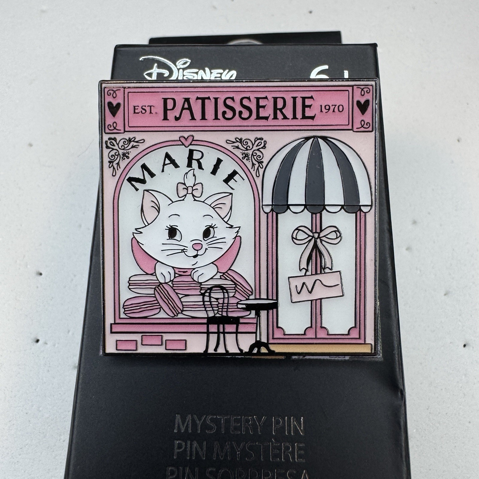 Disney Loungefly Marie The Aristocats Character Buildings Enamel Pin