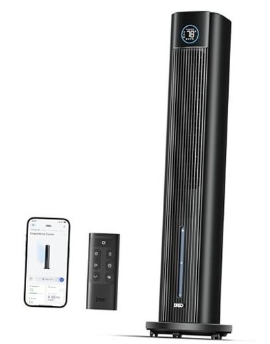 Tower Fan for Bedroom, 43" Cooling Fans That Blow Cold Air 2025 Upgraded,