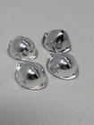 4 Playmobil Medieval Shiny Silver Helmets Conquistador Knights Vintage