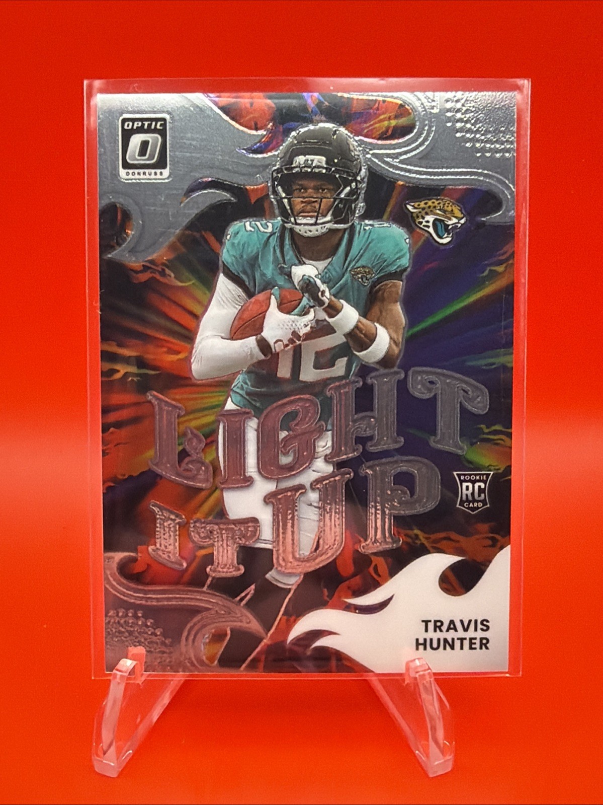 2025 Panini Donruss Optic - Light It Up Travis Hunter #4 (RC)