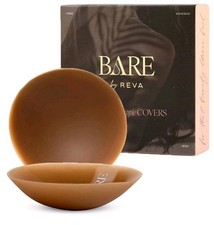 BARE by REVA Premium Nipple Covers 100x Use -Adhesive Silicone Sz 2 10cm C-D cup