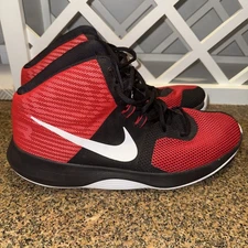 Nike Red And Black Bball Sneakers Size 13 Mens