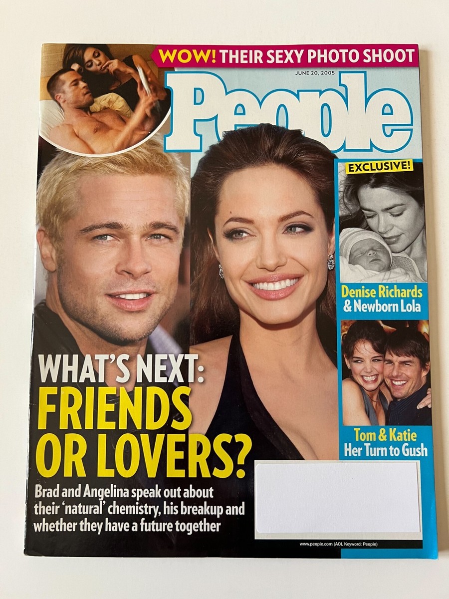 ANGELINA JOLIE BRAD PITT June 20 2005 PEOPLE MAGAZINE Denise Richards  Lola
