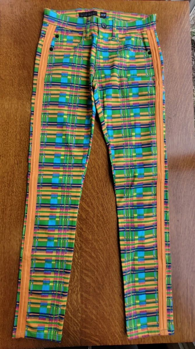Colorful store plaid pants