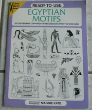 Ready-to-Use EGYPTIAN MOTIFS Clip Art, 370 Different Designs,Timeline helps!