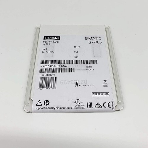 1QTY Nuova SCHEDA DI MEMORIA Siemens128k 6es7 953-8lg30-0aa0