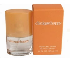 Clinique Happy Perfume Parfum Spray 4 mL /0.14 oz Mini Perfume Women's Fragrance