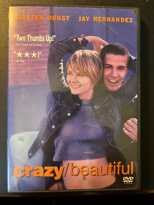 Crazy / Beautiful (DVD, 2001) Kirsten Dunst Jay Hernandez