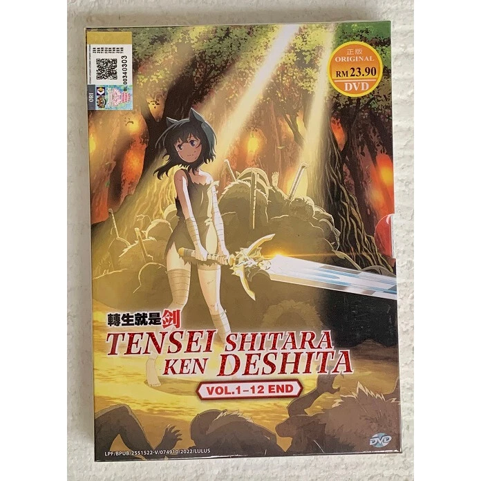 DVD ANIME TENSEI SHITARA KEN DESHITA VOL.1-12 END ENGLISH SUBTITLE