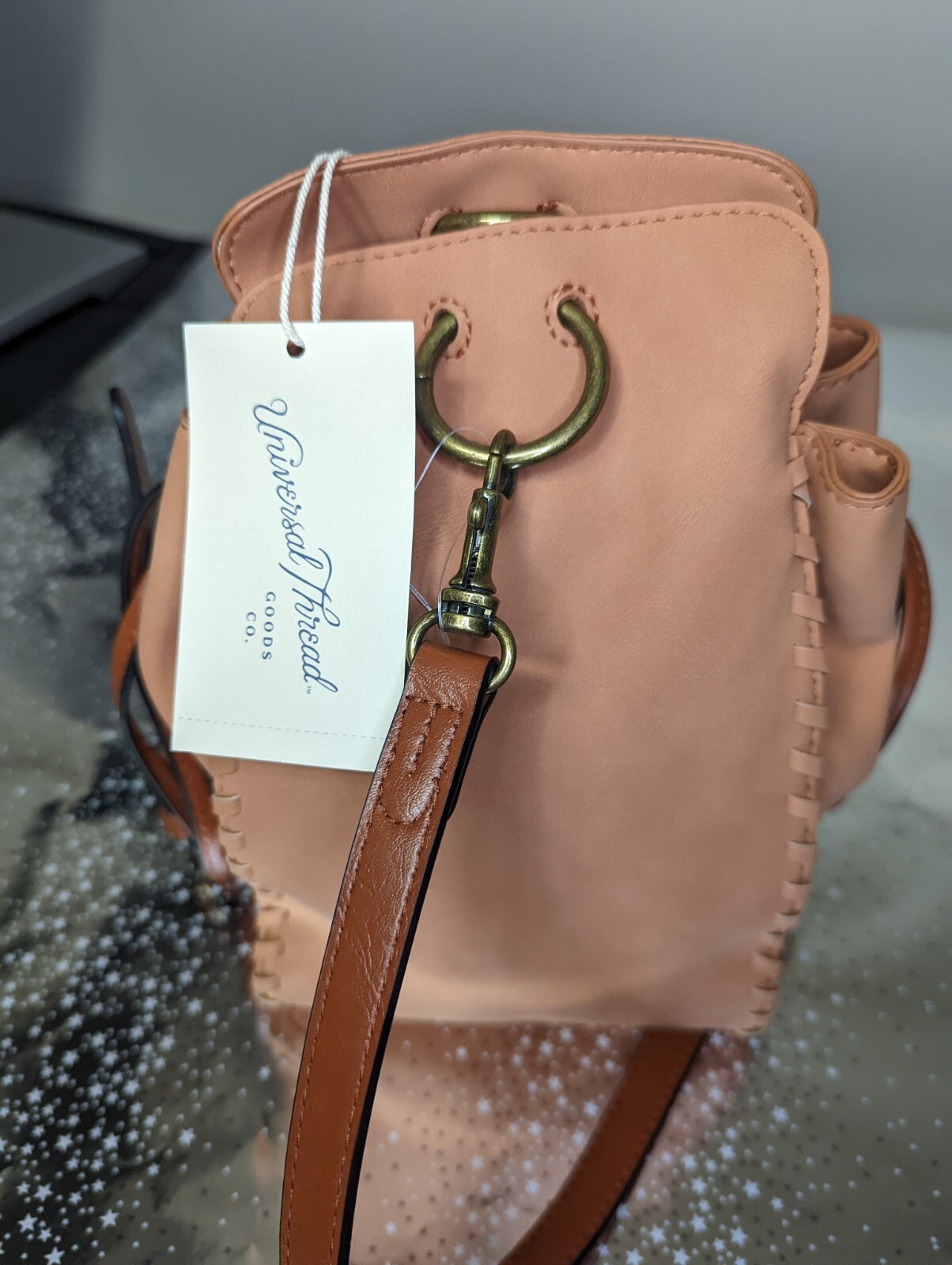 Target Universal Thread Light Brown Crossbody Bag Stylish & Versatile