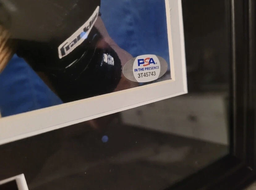 FRANK THOMAS Signed Autographed 8X10 Framed PSA COA CHICAGO WHITE SOX  HOF  - Image 3 of 3