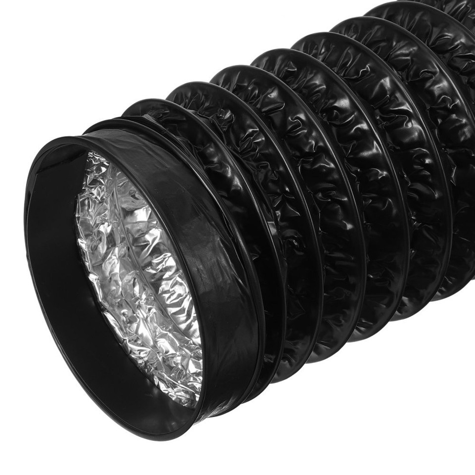 Clothes Vent Dryer Hose Flexible Aluminum Pipe Foil Ducting Extractor